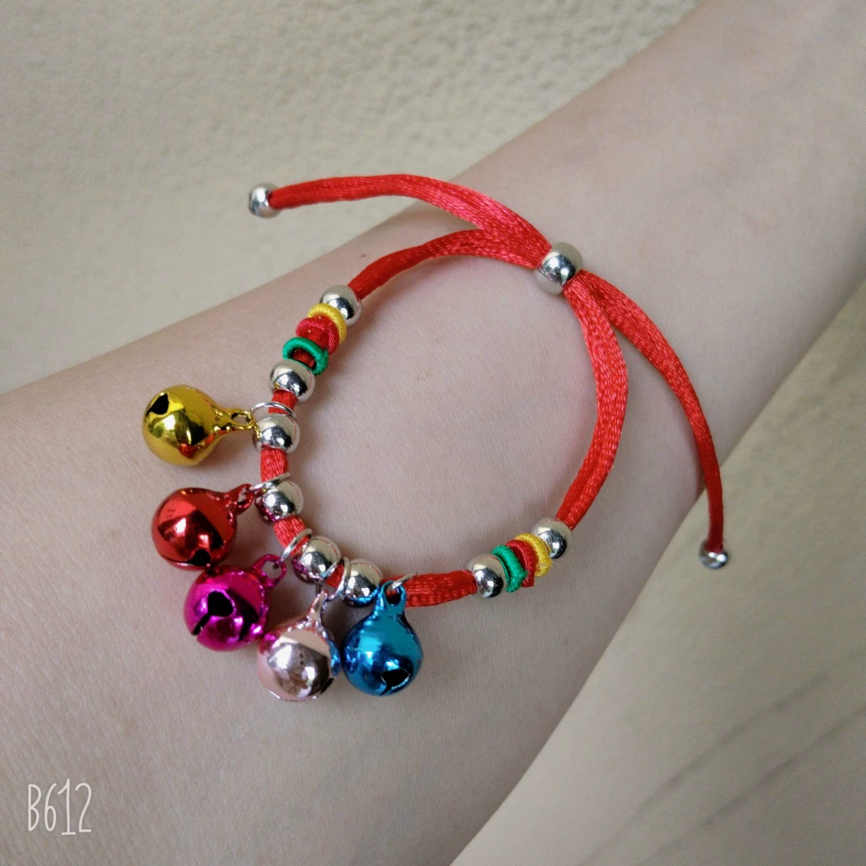Woven Red Rope Bracelet, Miao/Tibetan Silver Alloy Charms, Ankle & Wrist, Multiple Styles