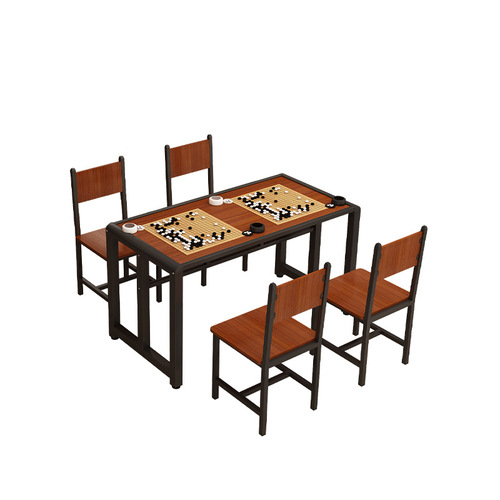 Chinese Go, Chess Tutoring Desk, Training Desk, Calligraphy and Painting Desk, Student Community Art Multi-purpose Desks and Chairs