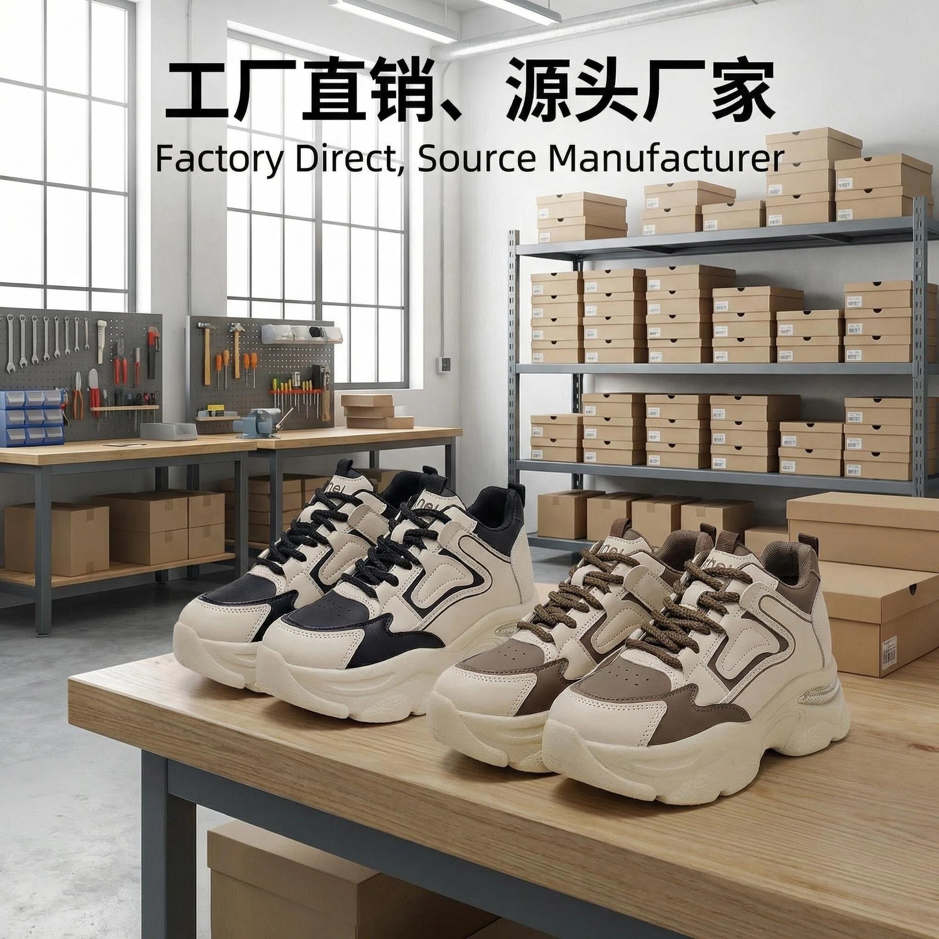 Comercio exterior zapatos solo zapatos de papá zapatos de mujer 2026 nuevos zapatos deportivos ligeros con suela gruesa suave no cansar los pies de moda zapatos de altura de mujer