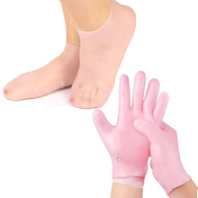 夏日护理保湿硅胶脚膜手膜防裂袜套沙滩袜凝胶保湿脚套足部去死皮