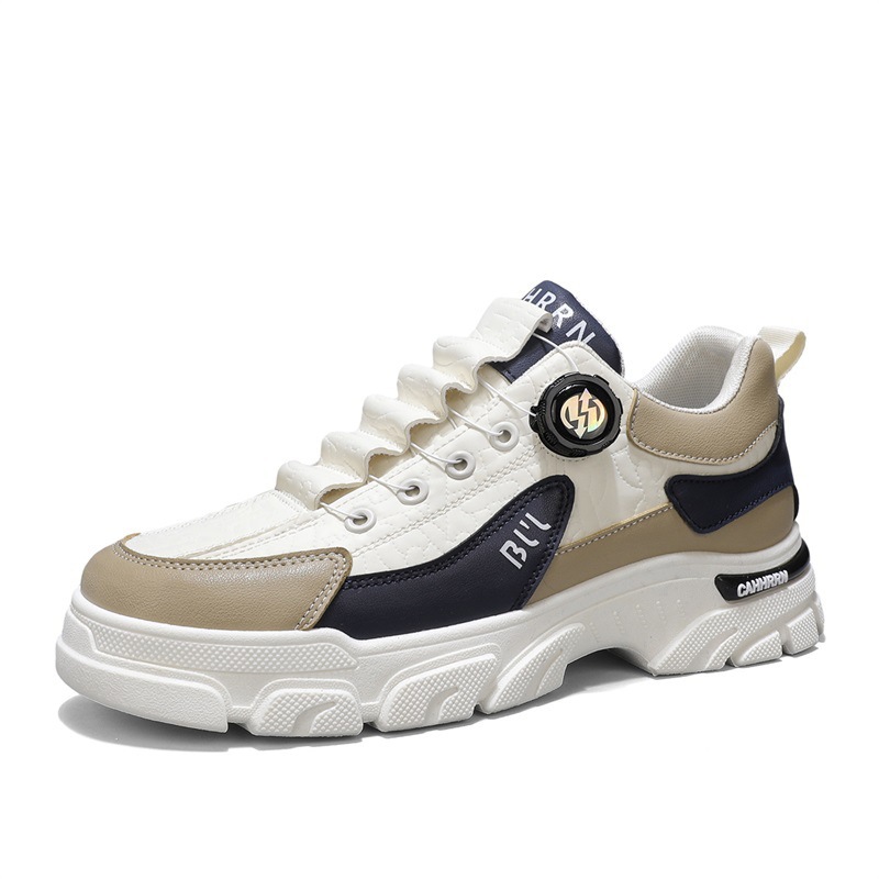 Casual Martin zapatos de hombre herramientas zapatos de moda para hombres otoño 2024 nuevos zapatos de hombre bajos al aire libre botón giratorio