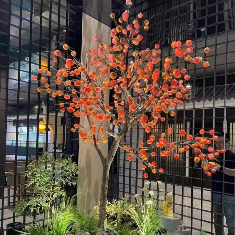 Persimmon tree landscaping new Chinese style indoor and outdoor…