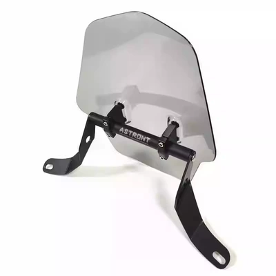 Motorcycle Electric Vehicle Modification, Heightening Motorcycle front windshield - gray
