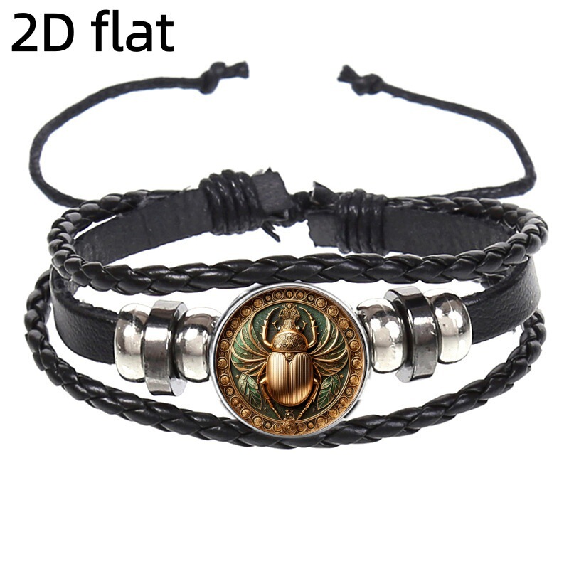 Time Gemstone Bracelet with Ancient Egyptian Scarab Motif, Unisex, Detachable and Adjustable Accessory Time Gemstone Bracelet with Ancient Egyptian Scarab Motif, Unisex, Detachable and Adjustable Accessory