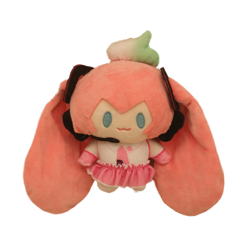 Dos dimensiones Hatsune serie futura muñeca de peluche colgante muñeca alrededor de regalo de cumpleaños encantador para enviar a la novia