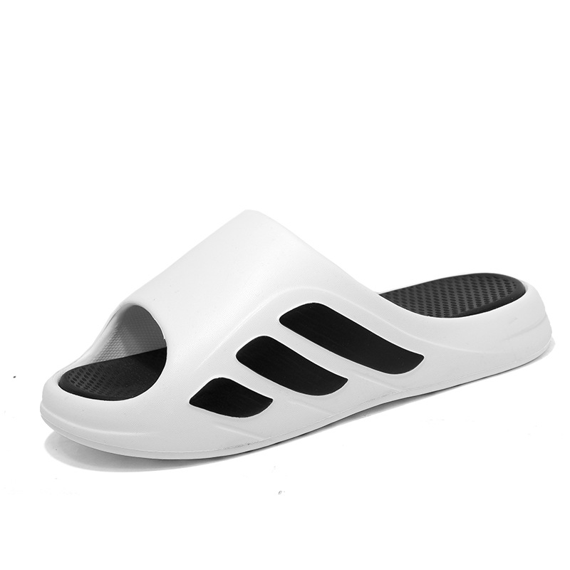 Zapatillas de hombre 2025 nuevo verano interior hogar antideslizante hombres y mujeres con el mismo estilo exterior sandalias deportivas de suela gruesa