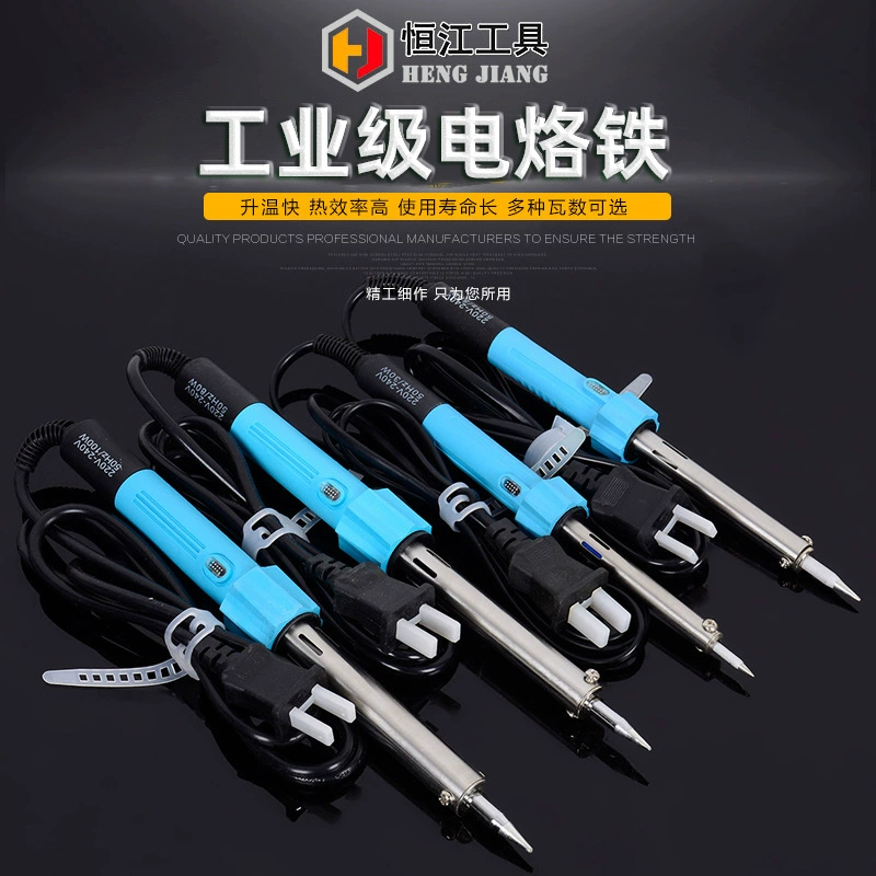 Завод в наличии резиновая ручка электрическое отопление из нержавеющей стали с лампой Электрический паяльник бытовой 60 Вт заостренный колено Электрический паяльник партия