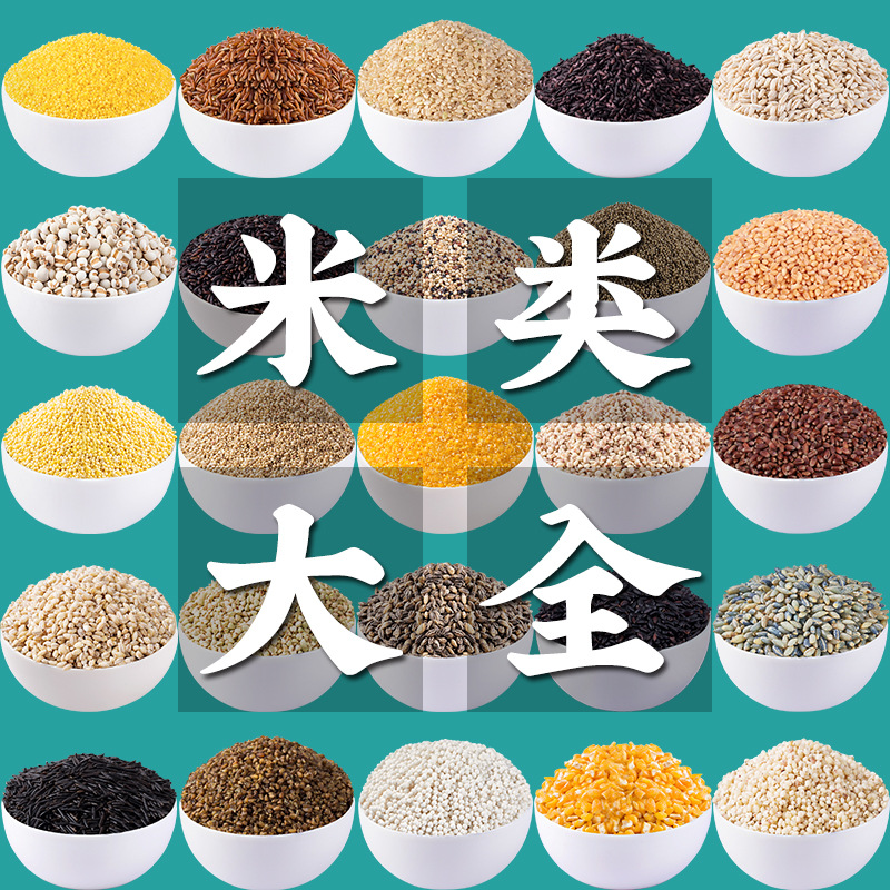 New Rice 0.5kg Multi-Grain Rice Whole Grains Millet Rice in Stock Wholesale Grain Mix D