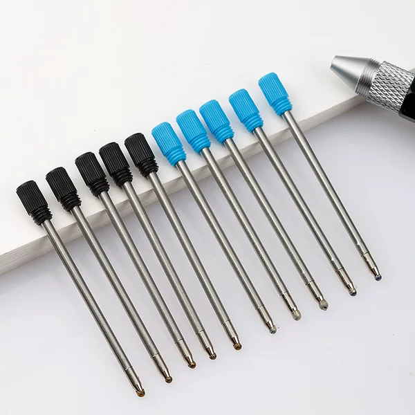 55mm ballpoint pen core 5.5cm Black Blue replacement core crystal pen refill
