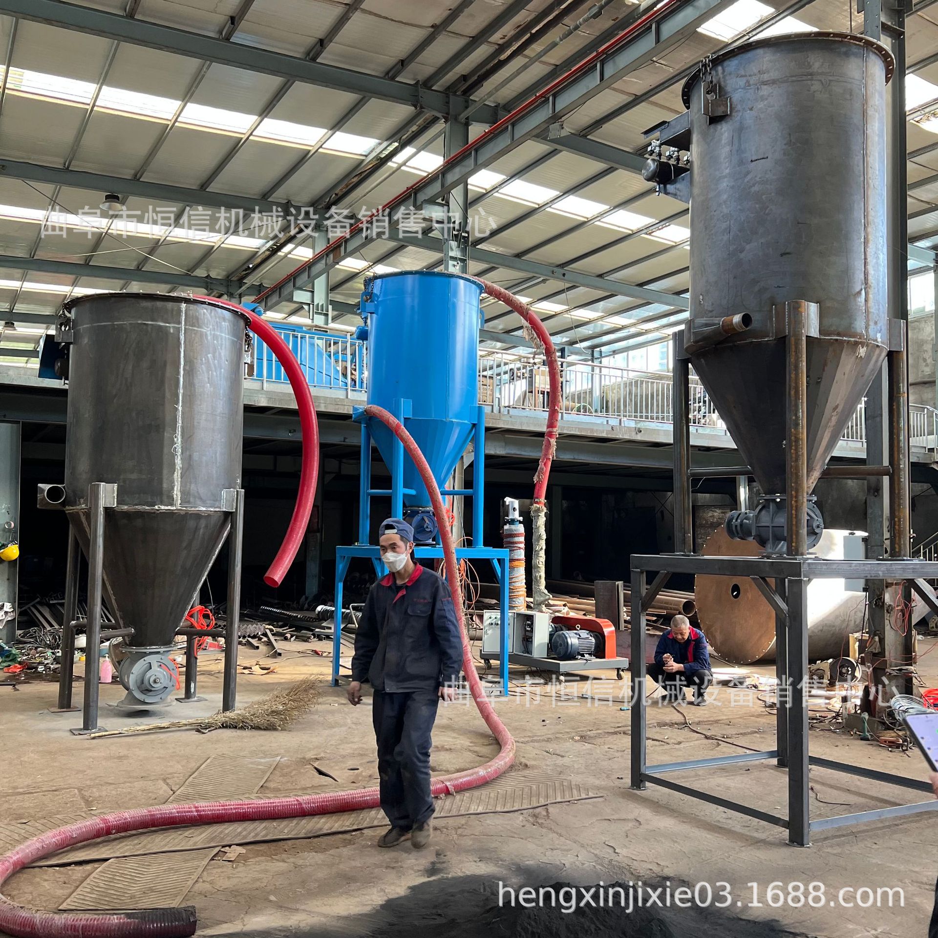 江苏泰州钢板仓水泥粉气力吸灰机zcjb电厂高空屋顶积灰气力吸灰机