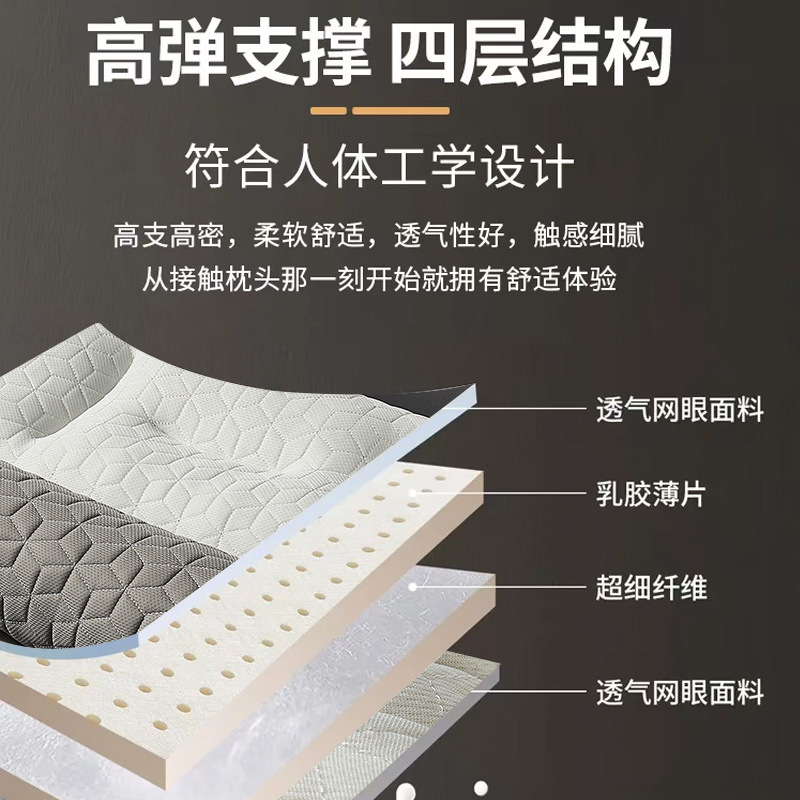 Almohada de tracción núcleo de almohada para proteger la columna cervical para ayudar a dormir