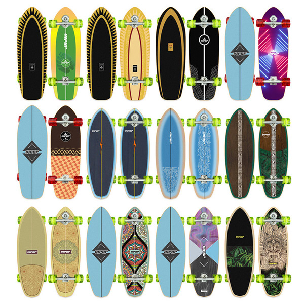 Land surfing skateboard S6 spring bridge four -wheeled land -free…