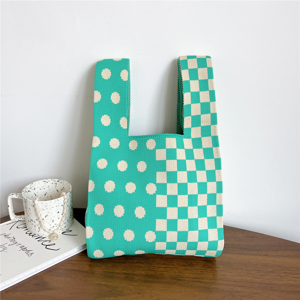 Women's Fashion Houndstooth Polyester Shopping Bags display picture 20