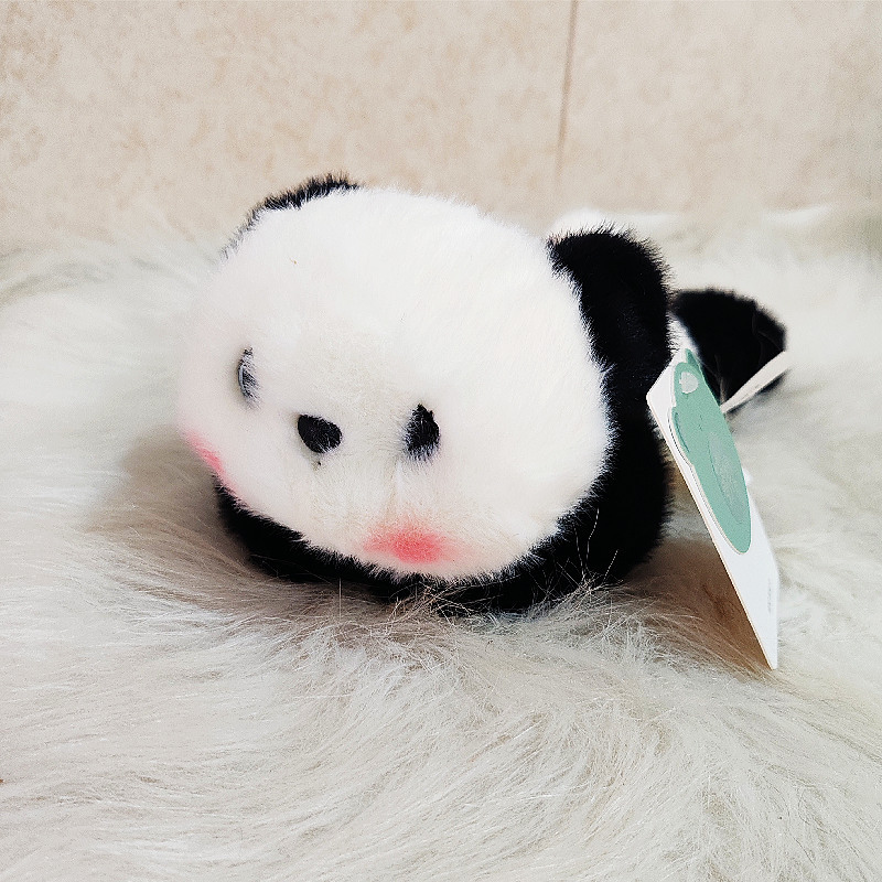 Linda mesa de puff de leche con adornos de muñecas, juguetes de peluche con muñecas, pequeños perros de leche, gatos de leche, regalos de cumpleaños para niños