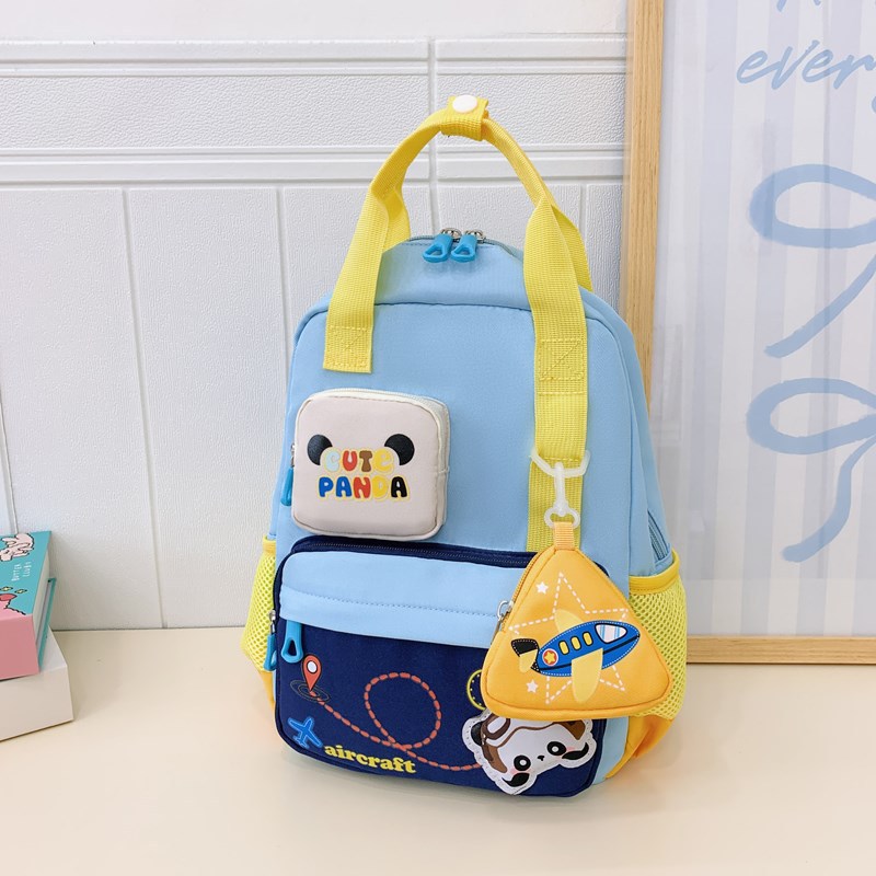 2025 venta transfronteriza mochila de jardín de infantes caricatura mochila de hombro para niños preescolares mochila ligera