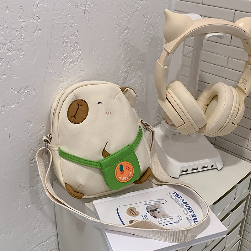 カピバラのショルダーバッグ女性2025新作かわいいカピバラのバッグ|undefined