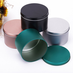 Car Wax Solid Scented Soap Metal Can Round Christmas Mini Aromatherapy Candle Box with Lid Candle Can Iron Can