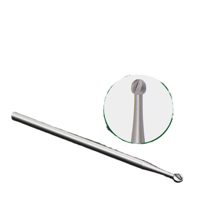 2,35 mango de acero de tungsteno fresadora núcleo de oliva cuchillo de talla eléctrico hueco máquina de dientes micro cuchillo de talla aguja de diente