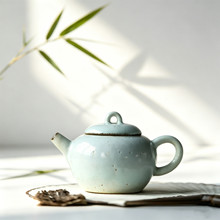 【谌峰 手捏壶】古陶老茶鬼 景德镇冲茶壶 全手工小品 慕古工夫器
