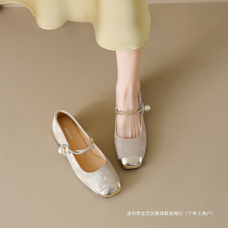Mary Jane Shoes for Women 2026 New Style, Perfect for Summer, French-Style Beautiful Single Shoes, Sandals with Mid-Heel That Are Comfortable and Go Well with Dresses Mary Jane Shoes for Women 2026 New Style, Perfect for Summer, French-Style Beautiful Single Shoes, Sandals with Mid-Heel That Are Comfortable and Go Well with Dresses