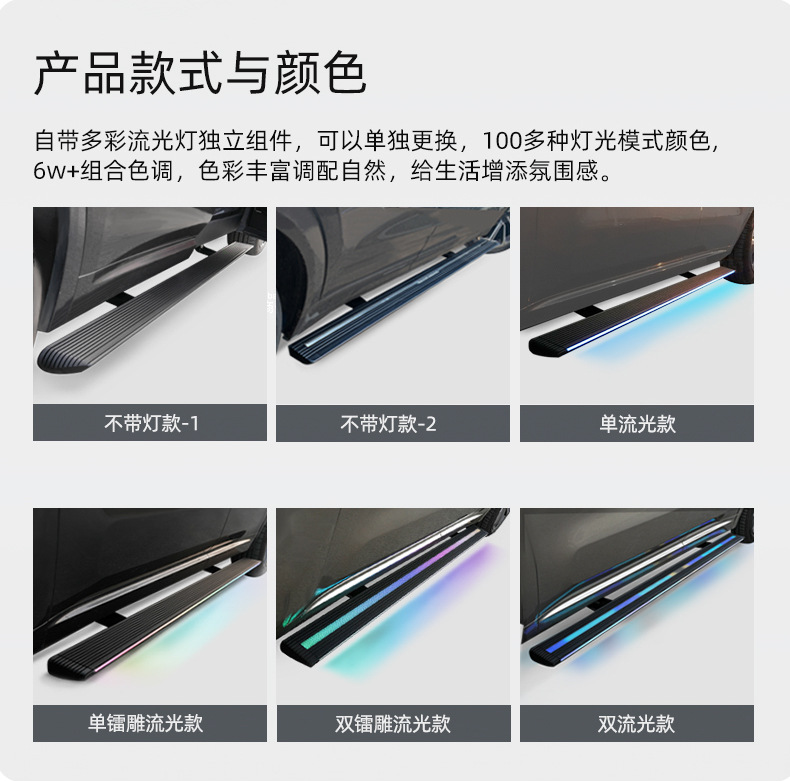 Weijia electric pedal is suitable for BYD Tang DMI all aluminum automatic pedal intelligent side pedal welcome pedal