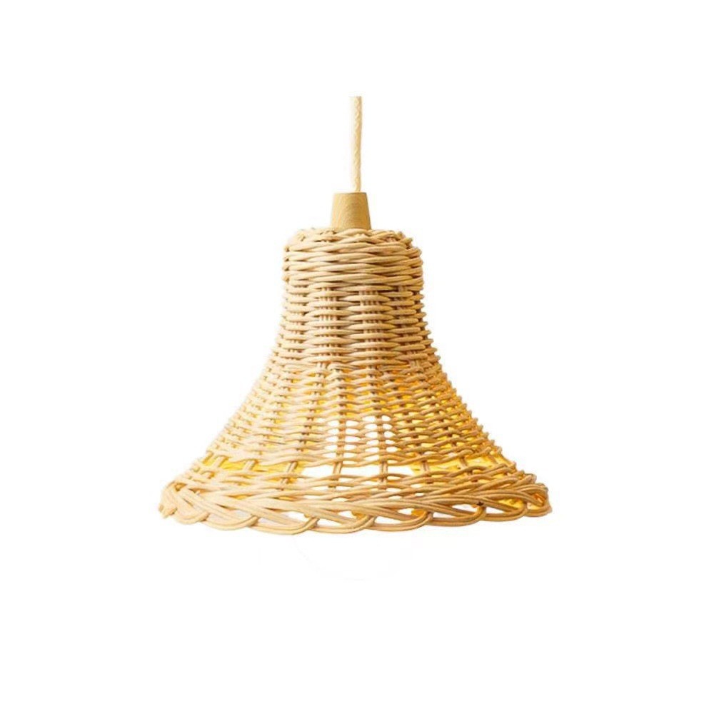 ins estilo nórdico habitación de niños candelabro de caña decoración de tienda de tejer a mano lámpara trenzada accesorios de fotografía