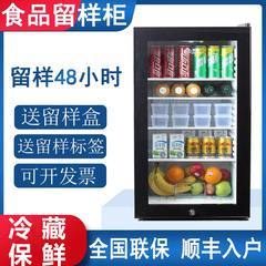 幼儿园食品留样专用柜饮料冷柜留样冰箱小型家商用冷藏展示柜带锁