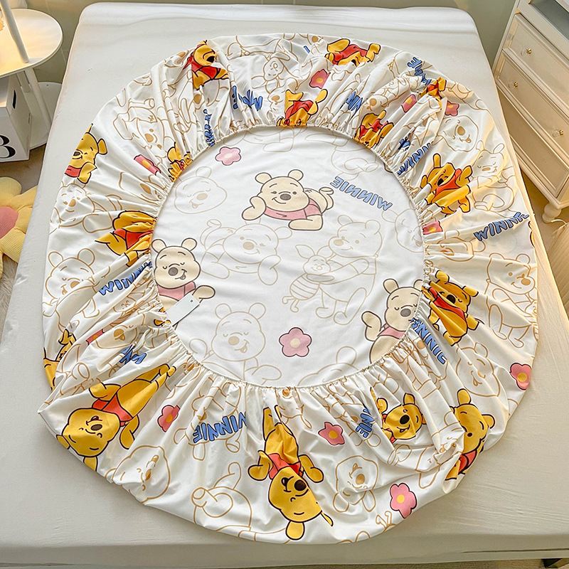 Protector de colchón ajustable con estampado cepillado, suave al tacto, antideslizante, para cama individual/doble, de Disney.