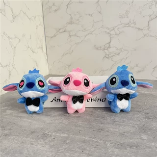 可爱卡通史迪仔毛绒玩具公仔小号迷你玩偶娃娃书包挂饰钥匙扣批发