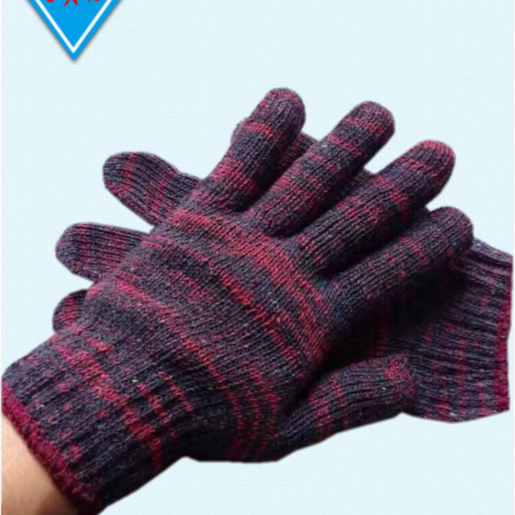 棉线手套劳保耐磨工作防滑纯棉加厚白棉纱模具搬运劳动男工地干活