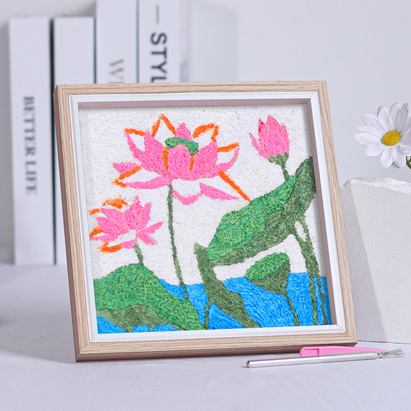 紙パルプ絵画、手作りのドット絵、DIY素材パッケージ、着色絵画、装飾テクスチャ、紙パルプ充填絵画、クリエイティブな漫画絵画|undefined