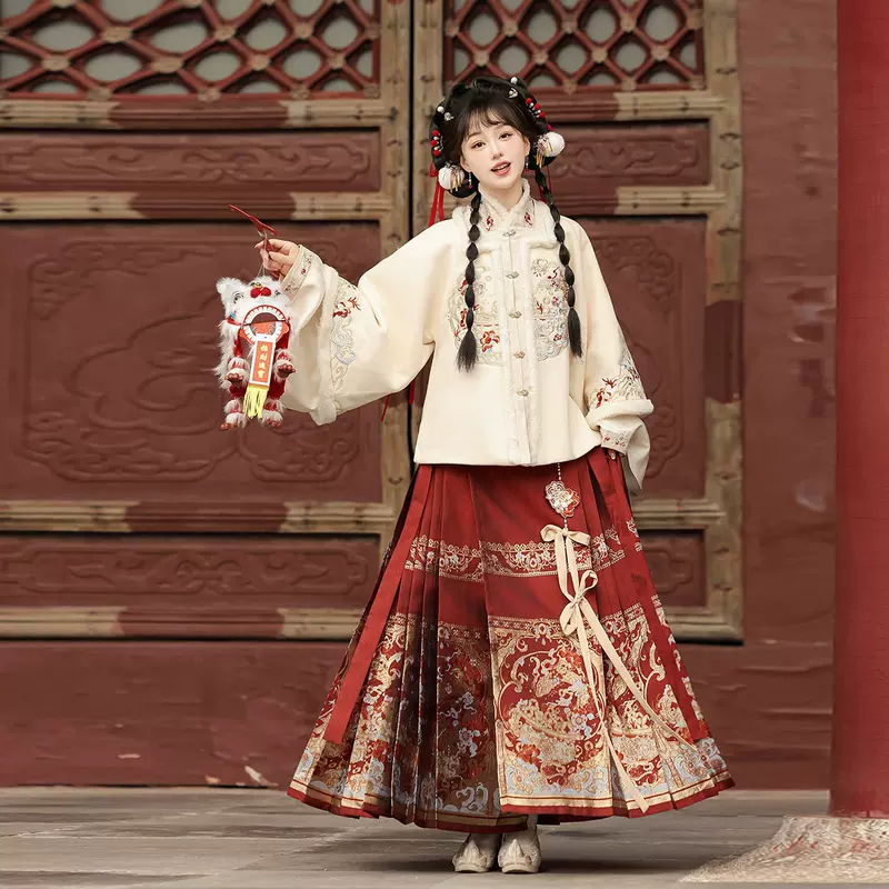 Genuine Hanfu, jacket, set, Chinese style