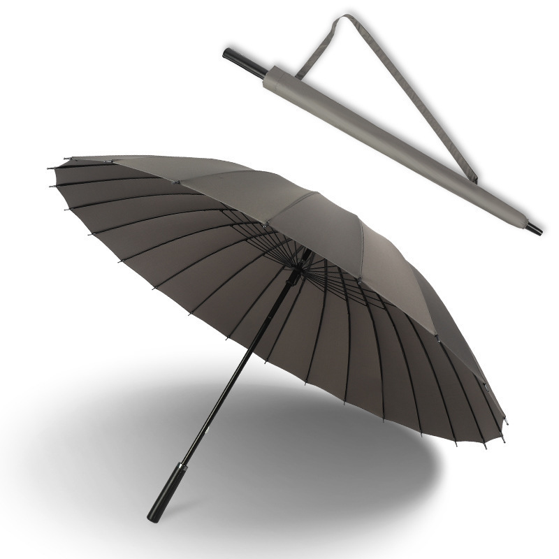 抗风24骨长柄超大号雨伞大量双人男女直杆自动晴雨伞广告|undefined
