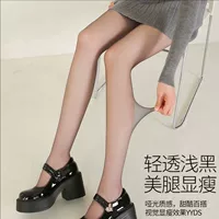 COCO GINZA 0D ultra-thin sheer stockings for women - высокая прозрачность шелк, анти-удаление крючков, нюд/черный