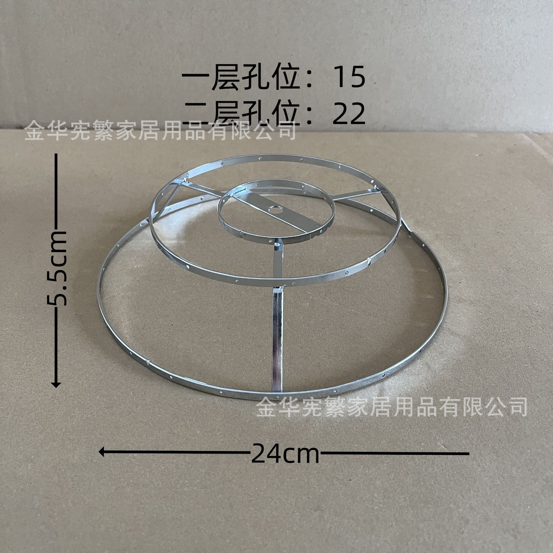 Accesorios caseros transfronterizos Xianfan recomienda Diy hierro marco de hierro metal perforado fabrica de hardware en stock