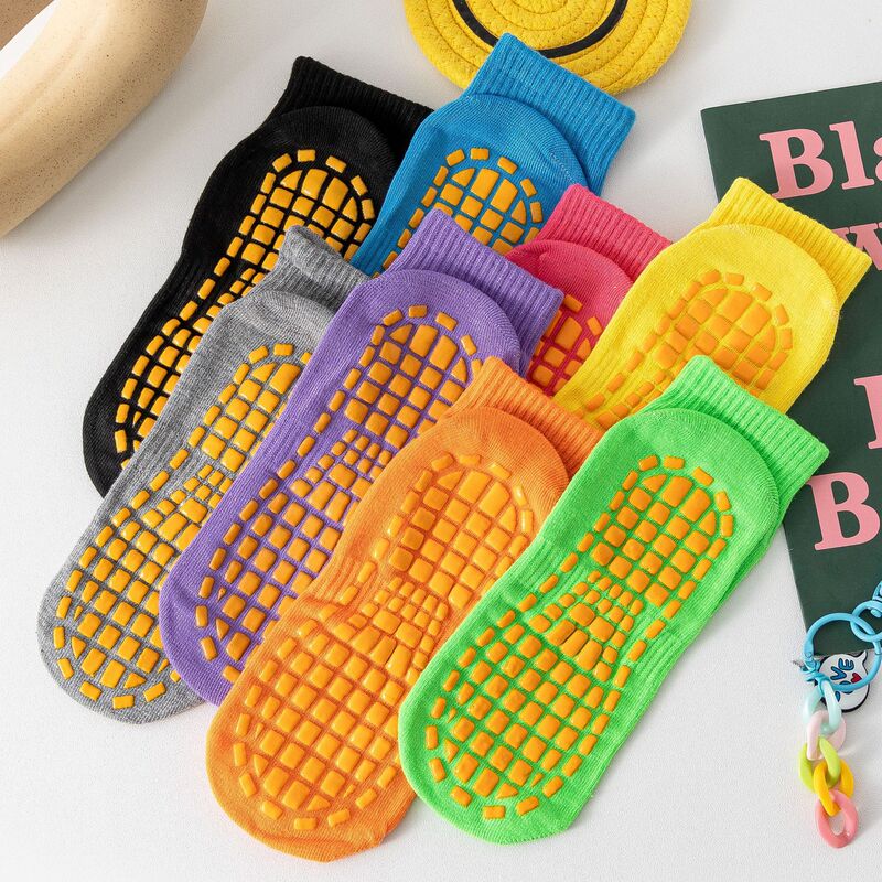 Children's Trampoline Socks, Indoor Floor Socks, Non-Slip Socks, Early Education Center Yoga Socks, Logo Production