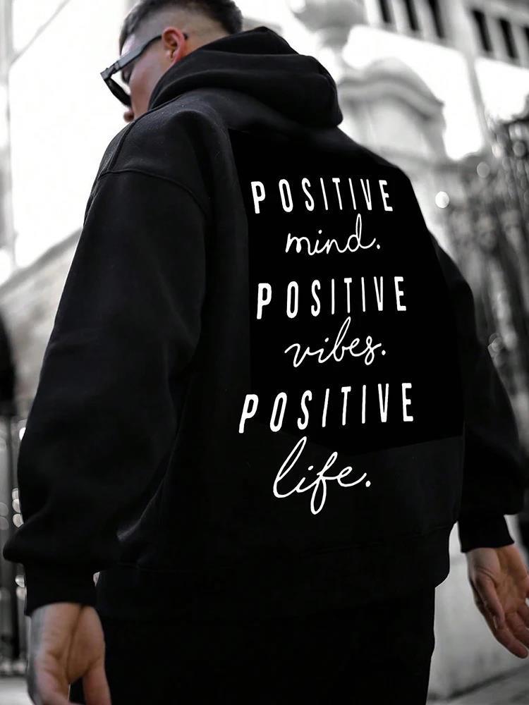 Autumn and Winter Fashion English Letter Printed Hoodie Cot