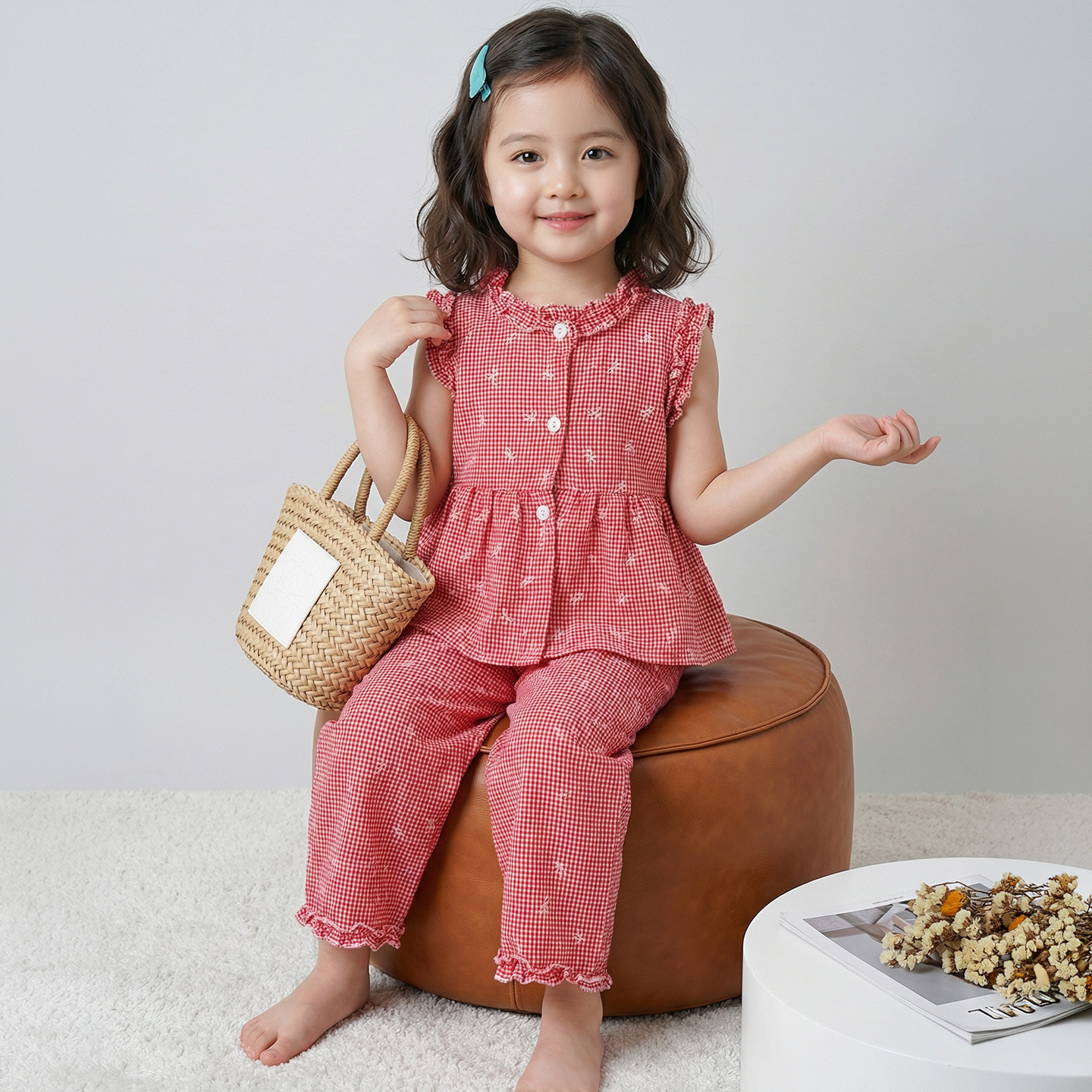 Trajes de niñas de verano nuevos chalecos de encaje de niñas de verano de dos piezas de niñas pantalones de ropa infantil al por mayor