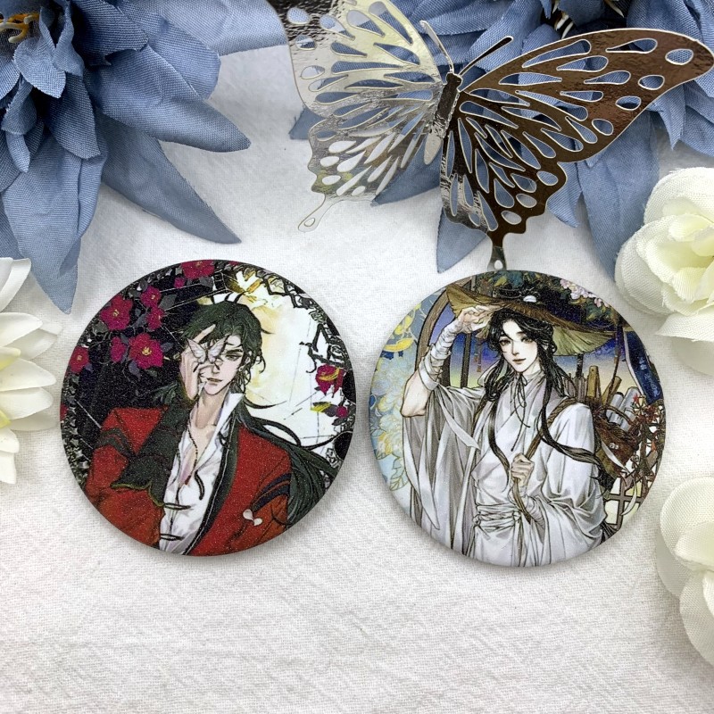 Heaven Official's Blessing BL Q version peripherals, tin badges, millet gifts, pendants, Xie Lian and Hua Cheng pendants.