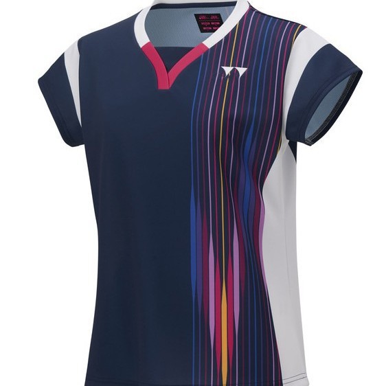 Qianyang Badminton Competition Style Women's Team Uniform Women's 2024 New Short-Sleeved Style