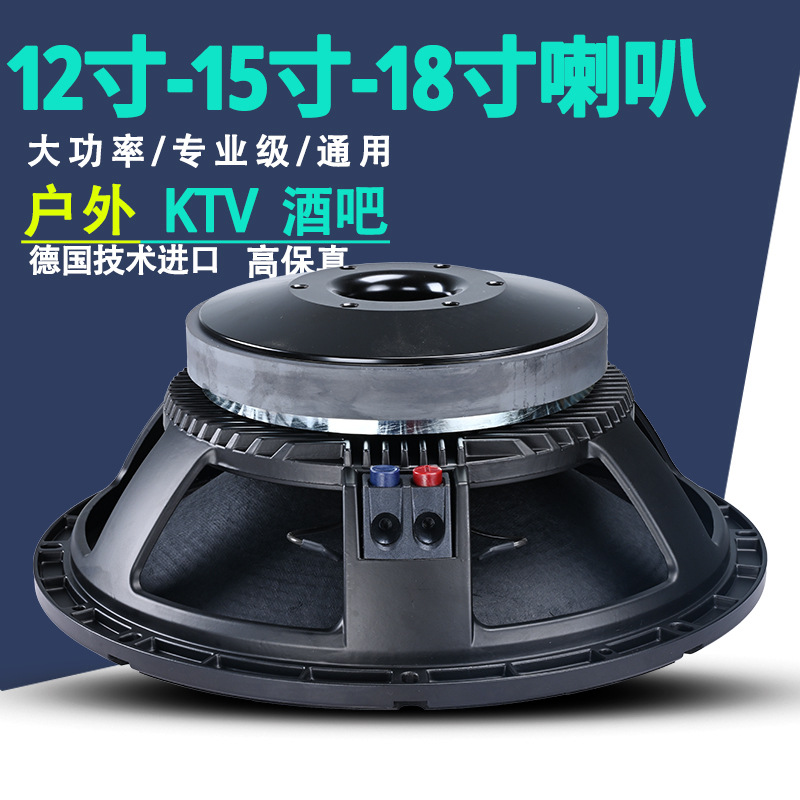KTV və səhnə üçün subwoofer dinamik, 10-18 düym