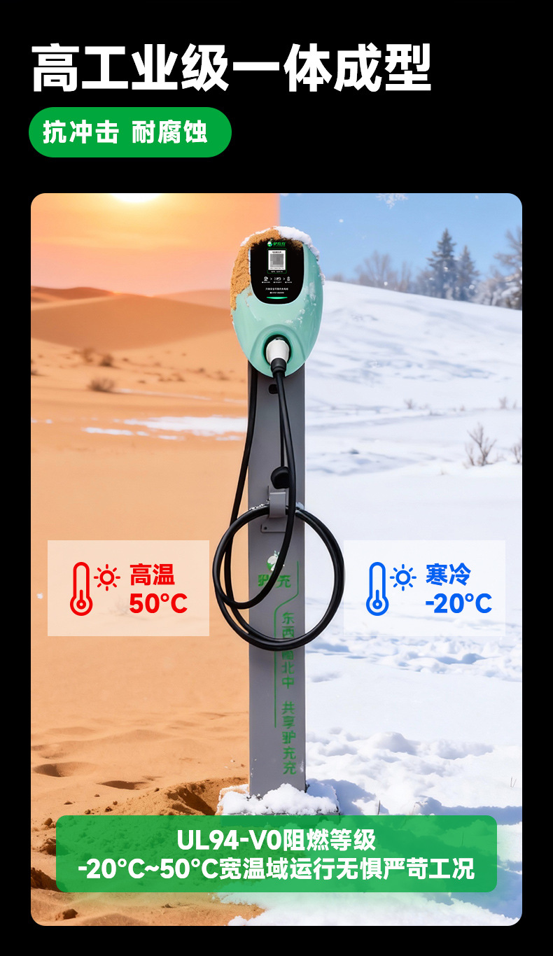 7Kw Home-Use New Energy Vehicle Charging Station with Shared Qr Code Slow Charging for Tesla and Byd