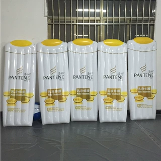 厂家定制 PVC充气瓶子浮排 吹气广告瓶洗发水瓶模型 打样定做 OEM