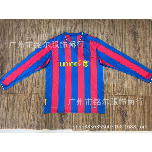 09-10 Barcelona home long sleeves