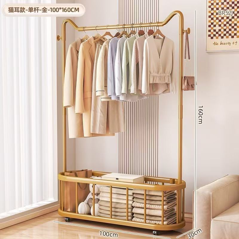 percha de ropa percha de sombrero de piso simple pequeño estante de ropa interior percha de ropa percha