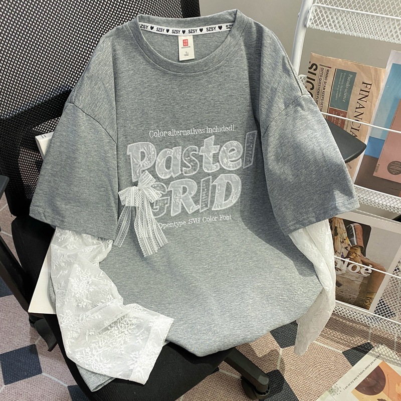 特別オファー [リアルショット 40番手双糸純綿 210g] 刺繍スパンコール 特大サイズ 150kg メッシュ半袖Tシャツ|undefined