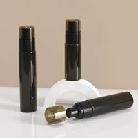 В наличии 30ml50ml60ml Коричневый плоский плечевой непрерывный тонкий распылитель бутылка суб-упаковка портативный образец бутылки с распылителем под давлением