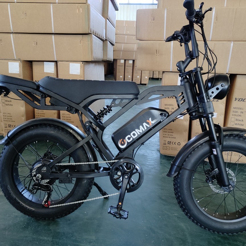 ebike litio 20 * 4.0 neumáticos gordos bicicletas eléctricas asistidas v8T2520 arena de nieve super73 nueva energía image 1