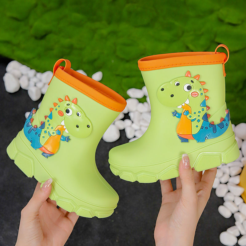 Children's Rain Boots, Boys' Water Shoes, Toddlers, Non-Slip Waterproof Girls' New Kidsren's Water Boots, Baby Rain Boots