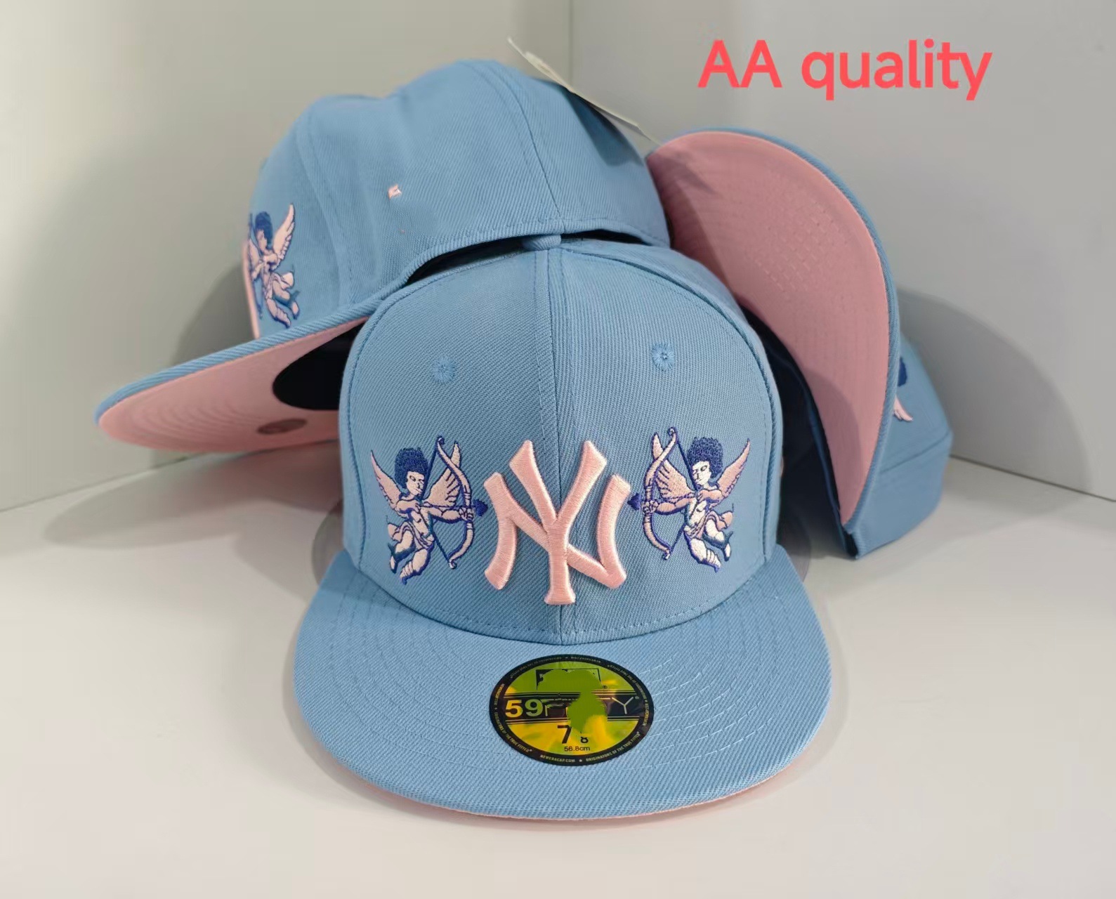 Gorra de Béisbol de Comercio Transfronterizo al por Mayor 2025, con Bordado de Letras con Patrón AA, Gorra de Visera Plana Moderna para Hombre